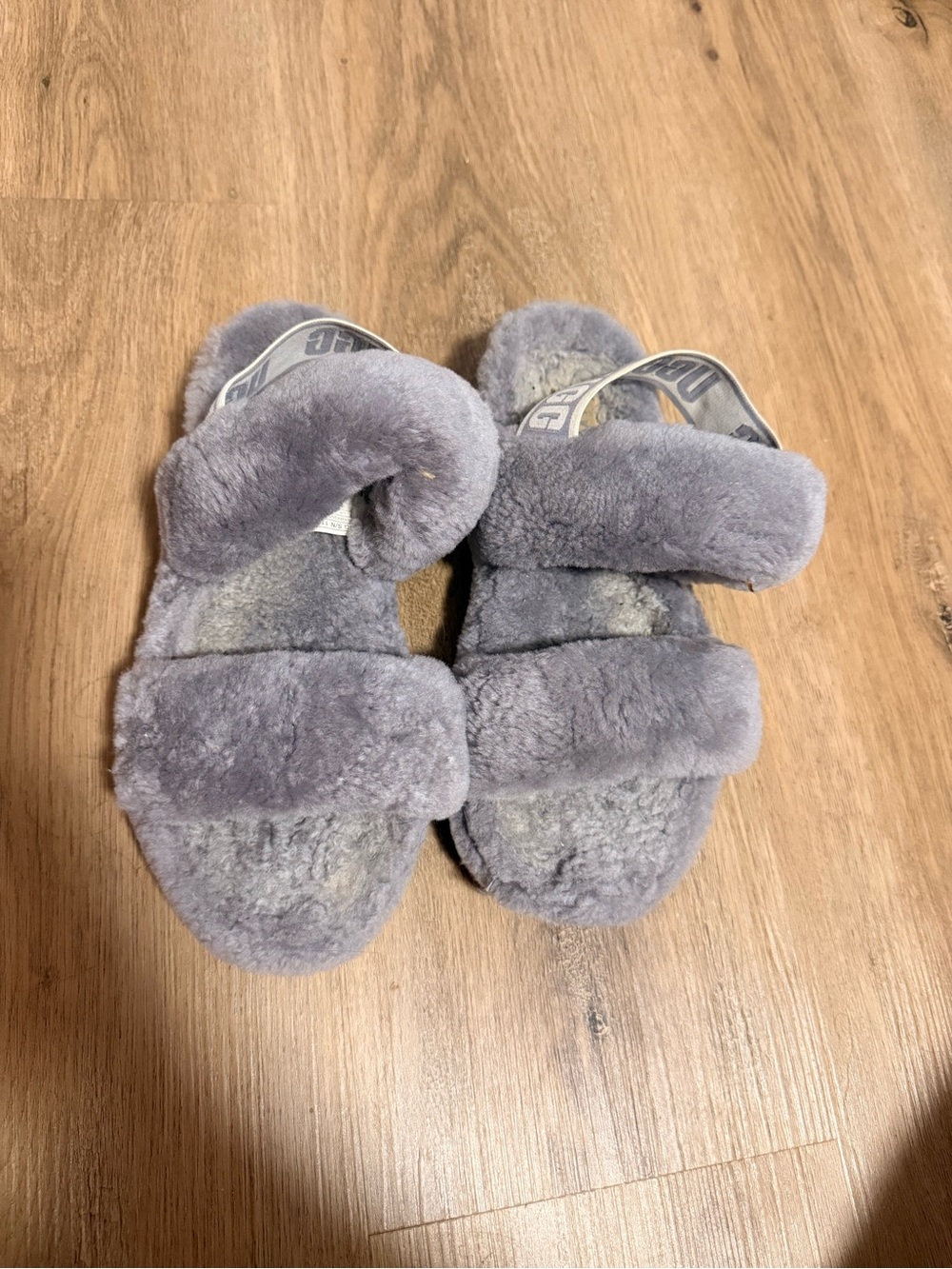 UGG slippers in Light Gray
